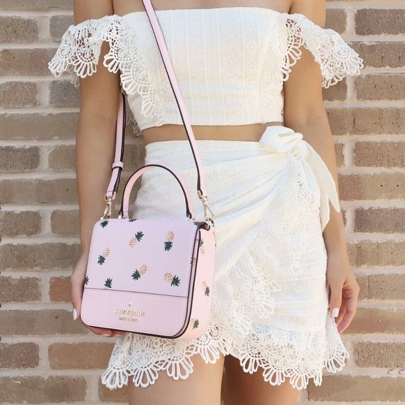 Kate Spade Flap Crossbody Pink Multi - Picture 3 of 8